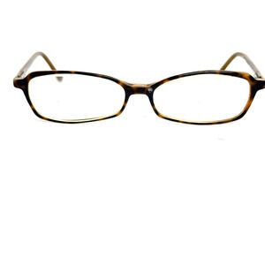 Ralph Lauren Brown Rectangular Oval Glasses Italy RL1398 JN3 49 14 130 H17686